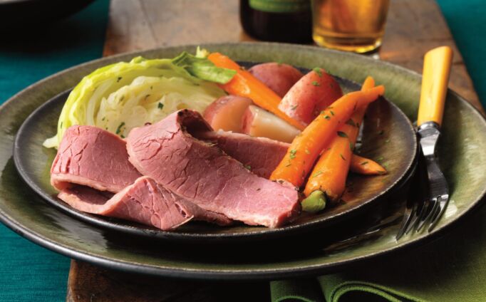 Corned Beef with Red Currant-Mustard Sauce